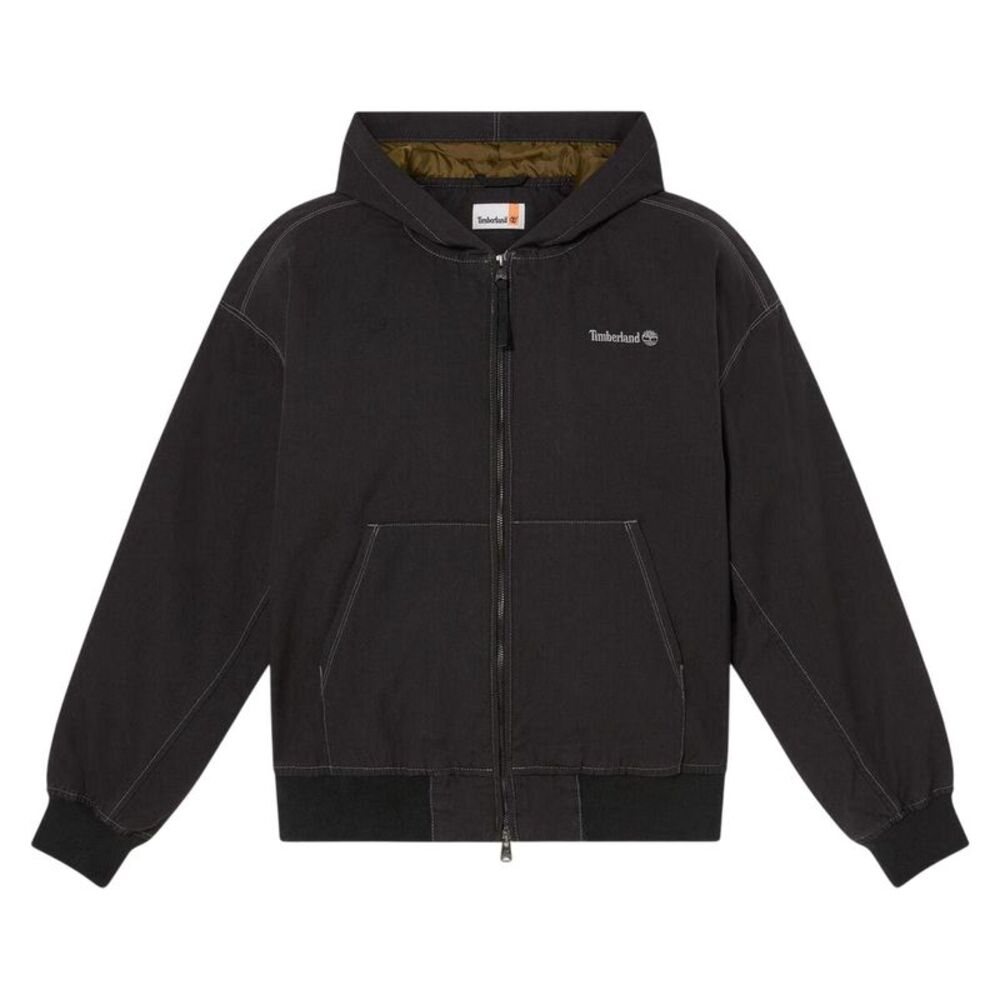 Timberland Unisex Adult Regular Full Zip Hoodie / Black